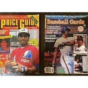 Bundle of 2 Baseball Cards Magazines - Price Guide